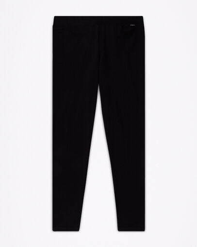 Leggings con estampado gr&aacute;fico Negro Converse, Back View