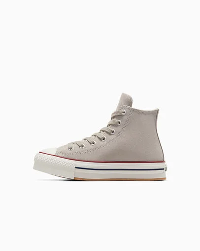 Chuck Taylor All Star EVA Lift Platform Suede Papyrus/Egret/Midnight Navy, Inner Side View