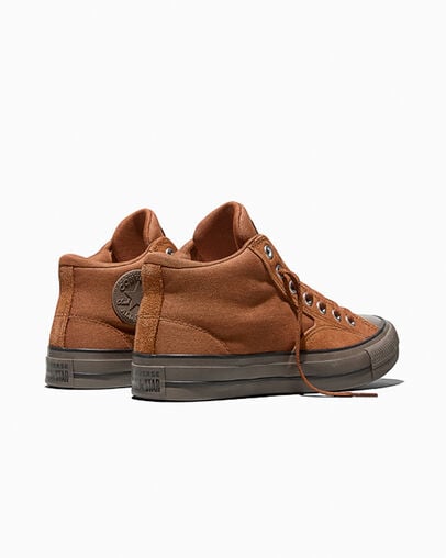 Chuck Taylor All Star Malden Street Canvas & Suede Unearthed/Brown/Black, Heel View