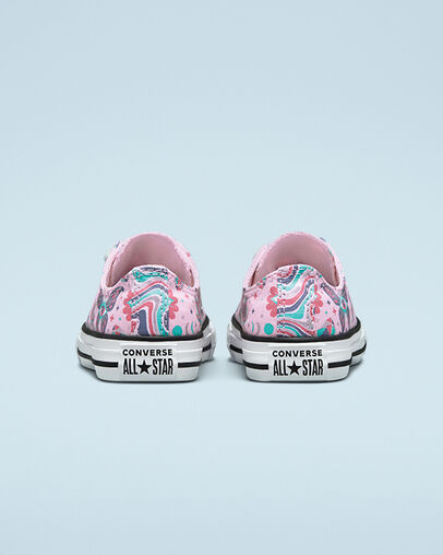 Chuck Taylor All Star Mystic Gems Pink Foam/Slate Lilac, Heel View