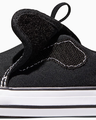 Chuck Taylor All Star Malden Street Slip Black/White/Black, Detail Angle View