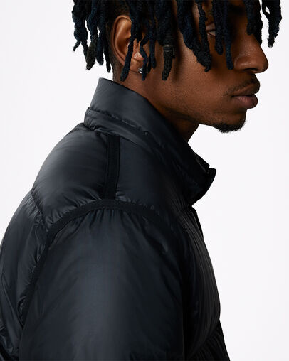 Counter Climate Long Down Jacket Converse Black