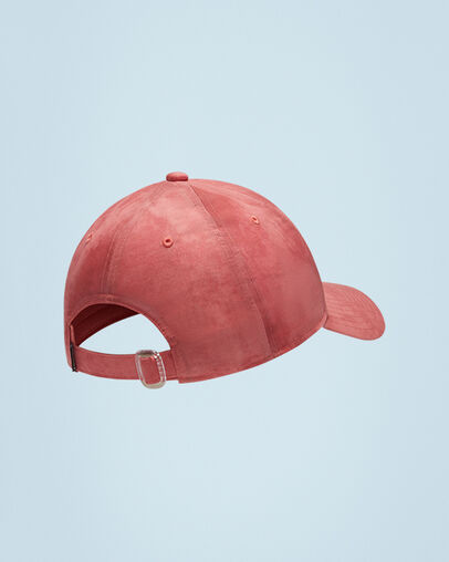 Graphic Washed Baseball Cap Terracotta Pink, 3/4 View