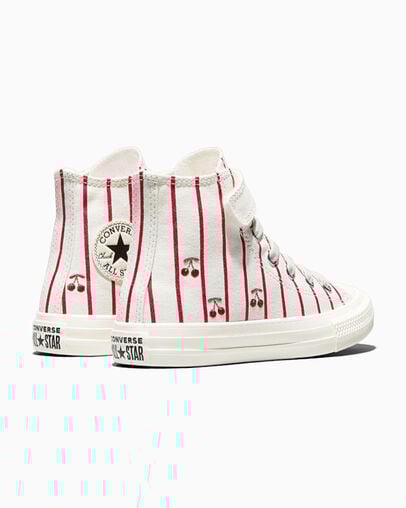 Chuck Taylor All Star Easy-On Fruits and Flowers Vintage White/Egret/Days Ahead, Heel View