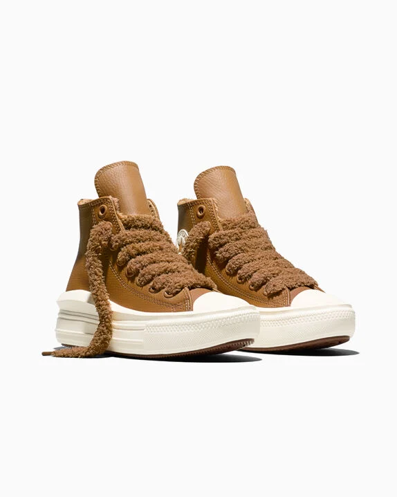 Chuck Taylor All Star Move Platform Cozy Leather Incensed/Egret/Incensed