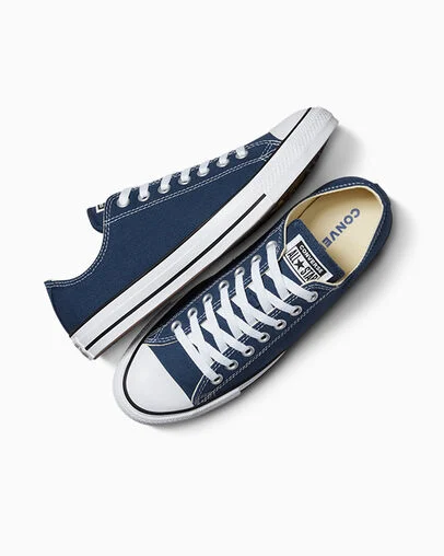Chuck Taylor All Star Canvas Navy, Angled View