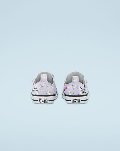 Chuck Taylor All Star Easy-On Explore Nature Infinite Lilac/White/Black, Heel View