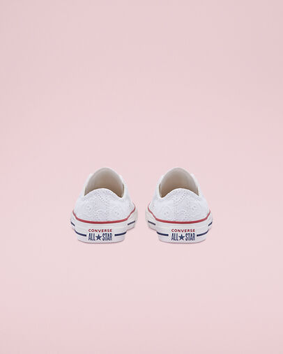 Love Ceremony Chuck Taylor All Star Blanco/Blanco vintage/Multicolor, Heel View