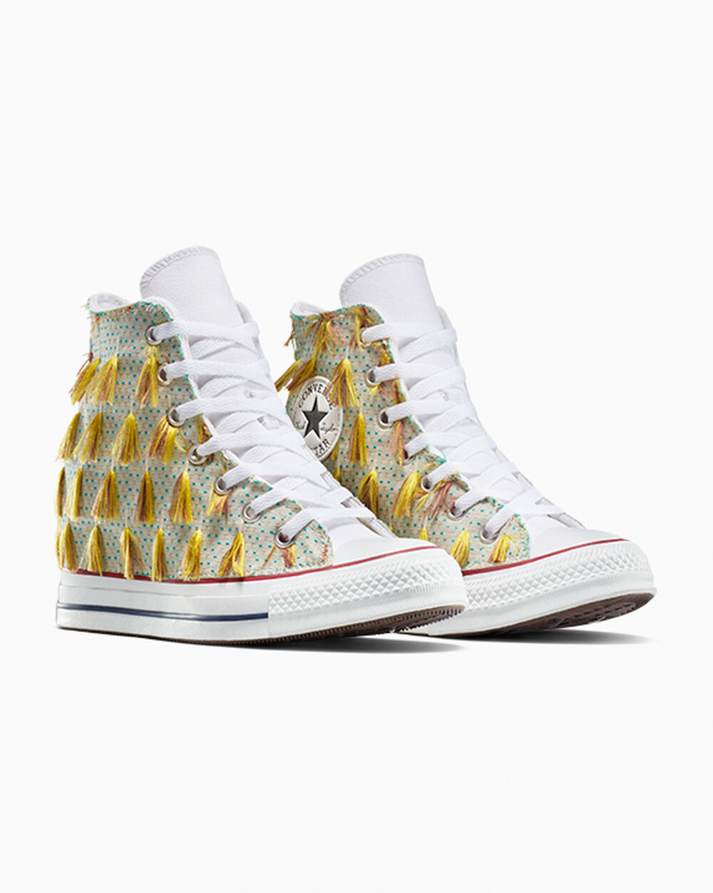 Converse  sneaker White Yellow Tassels
