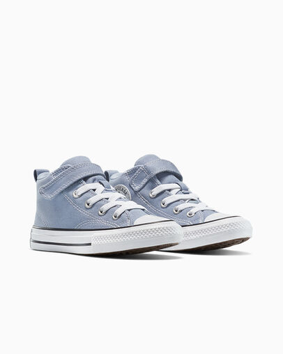 Chuck Taylor All Star Malden Street Canvas Easy-On Wet Stone/White/Black, Top and Side View