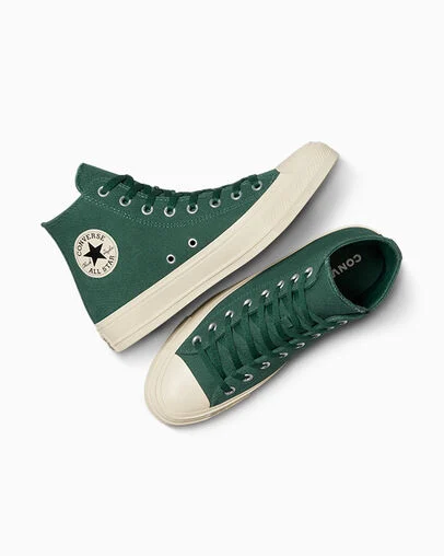 Chuck Taylor All Star Heavyweight Canvas Branch Out/Natural Ivory/Black, Angled View