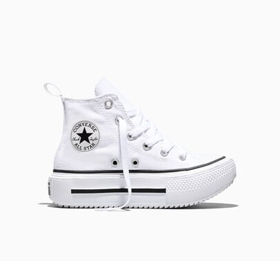 Converse Chuck Taylor All Star Lift Double Stack Platform White/Black/Egret