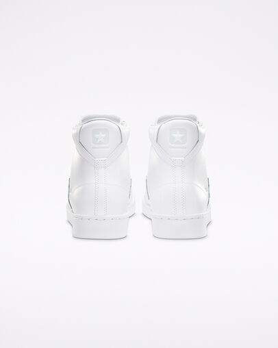 OG Pro Leather White/White/White, Heel View