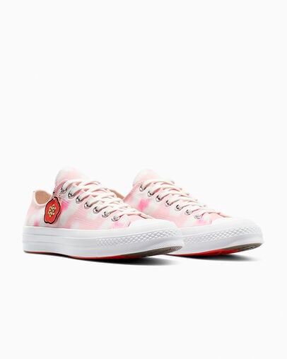 Converse x Kenzo Chuck 70 Pink Cosmos/Strawberry Cream, Top and Side View