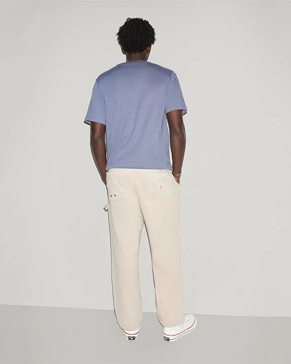 Double Knee Relaxed Sweatpants Papyrus