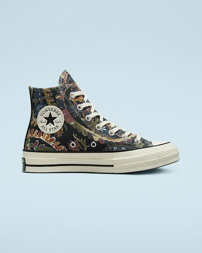 Fall Florals Chuck 70 Burdeos intenso/Negro/Trigo, Outer Side View