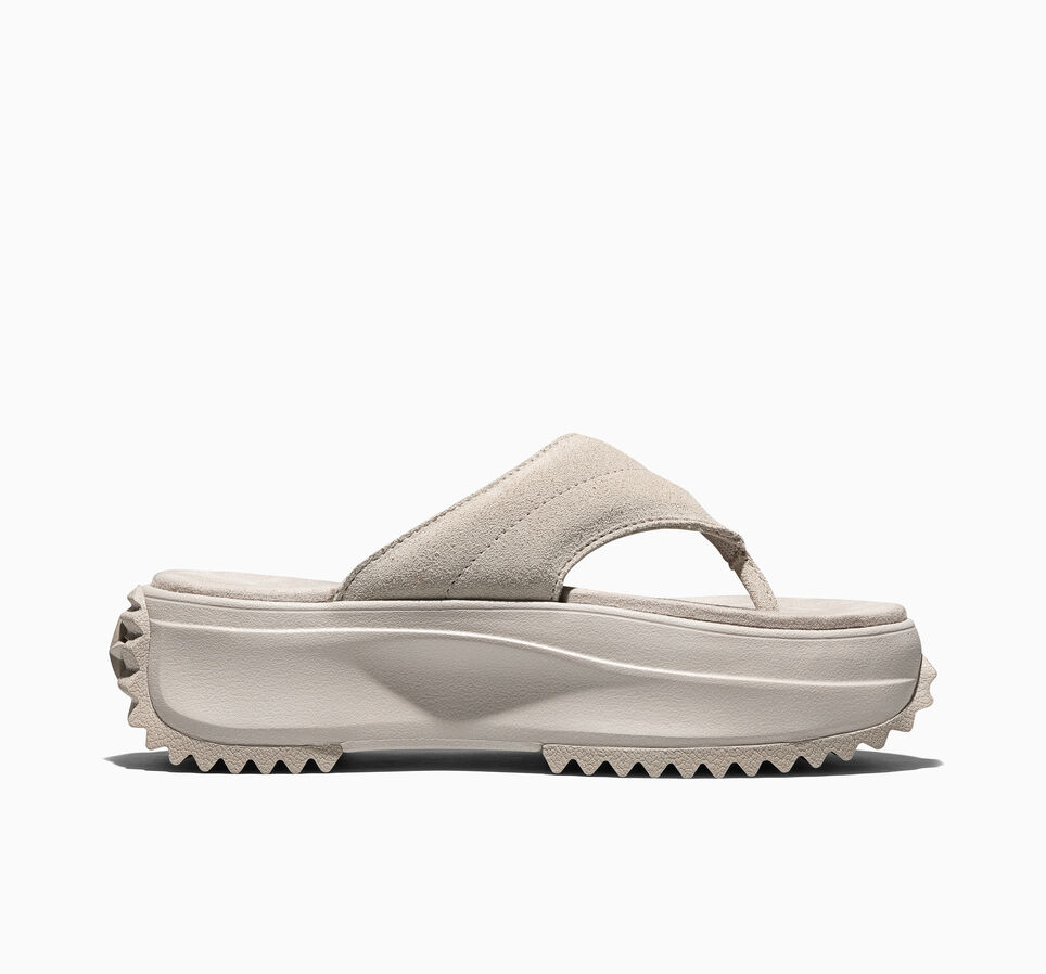 Converse Run Star Sandal Platform Suede Papyrus/Papyrus/Papyrus — foto 2