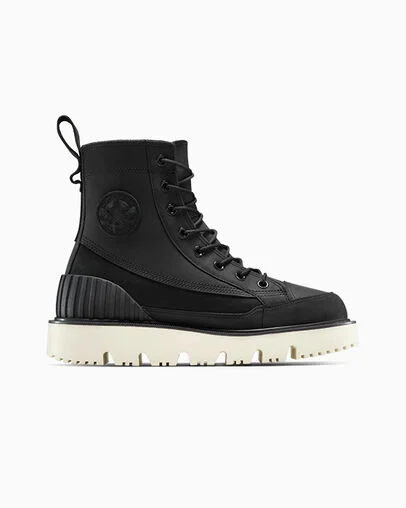 Chuck 70 Rugged Waterproof Boot Black/Black/Egret, Outer Side View