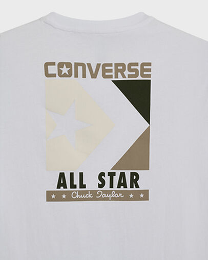 Timeless Boxed Chevron T-Shirt White 10A, Detail View