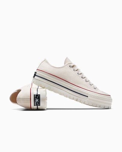 Chuck 70 Lugged Parchment Trek, Detail Angle View