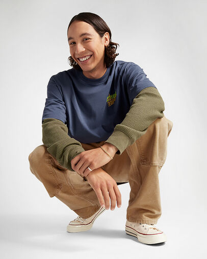 All Star Mountain Remix T-shirt Uncharted Waters Blue, Back View