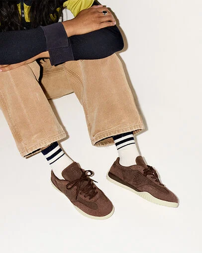 Run Star Trainer Colorful Suede Totally Fudged/Totally Fudged, On Foot Shot 2