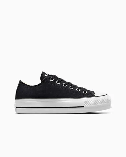 Chuck Taylor All Star Lift Platform Canvas Black/White, Outer Side View