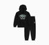 Retro Remix Hoodie and Jogger Set Schwarz