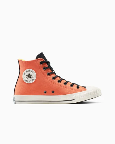Converse x NARUTO SHIPPUDEN Chuck Taylor All Star Pale Magma/Zwart/Egret, Outer Side View