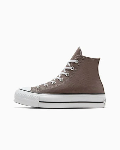 Chuck Taylor All Star Lift Platform Piedra pómez/Blanco/Negro, Inner Side View