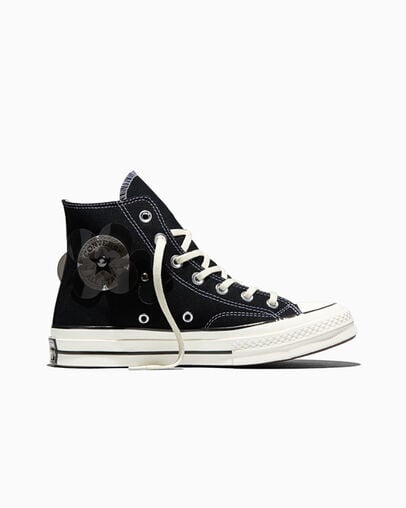 Chuck 70 3-D Flourish Translucent Flowers, Outer Side View