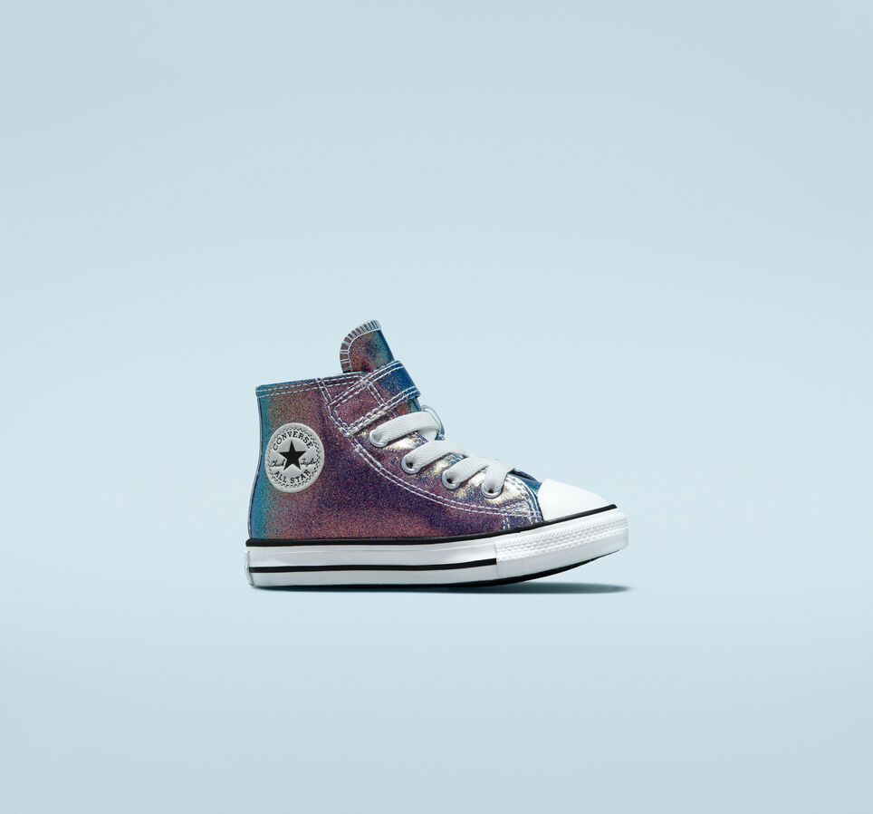 Chuck Taylor All Star Easy-On Iridescent Glitter Teal/Purple/Black/White