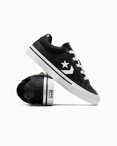 Converse Sport Casual Black/White/Black, Detail Angle View