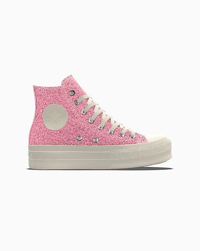 Converse Pinke Glitzer Sneaker Pink Converse Glitzer Chucks