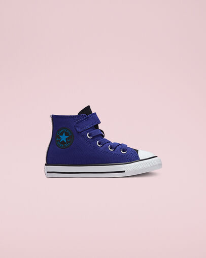 Chuck Taylor All Star Easy-On Reflective Concord/Kinetic Blue/Black, Outer Side View