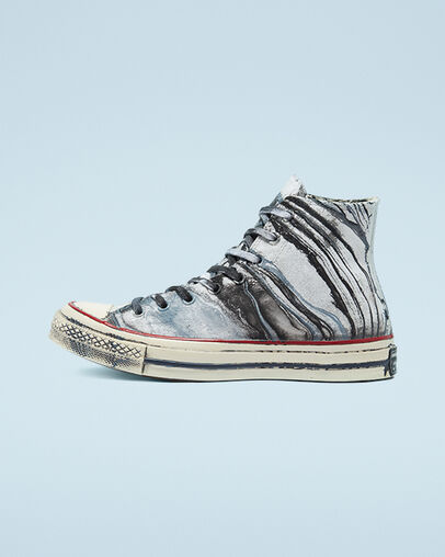 Hydro Dip Dyed Chuck 70 Canvas LTD Dise&ntilde;o negro te&ntilde;ido con agua, Inner Side View