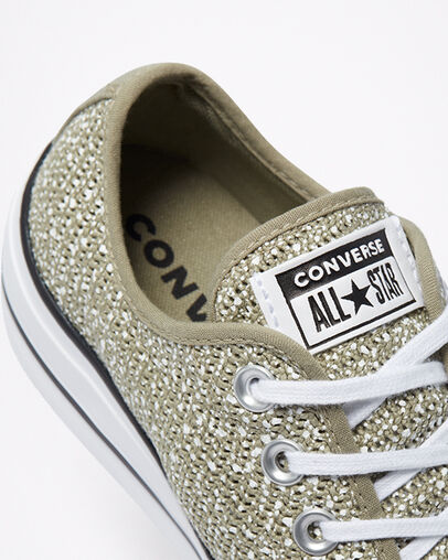 Chuck Taylor All Star Lift Platform Breathable Light Field Surplus/White, Detail Angle View