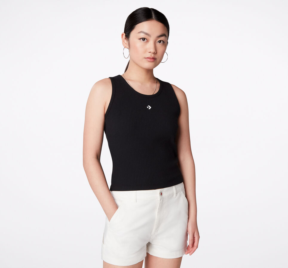 Scoop Neck Tank Nero Converse