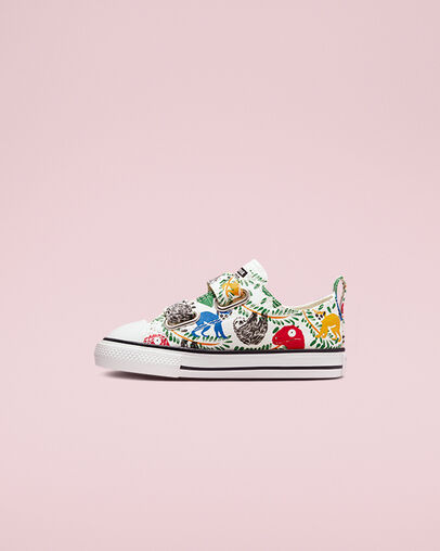 Chuck Taylor All Star Easy-On Multicolored Animals Vintage White/Multi/Black, Inner Side View