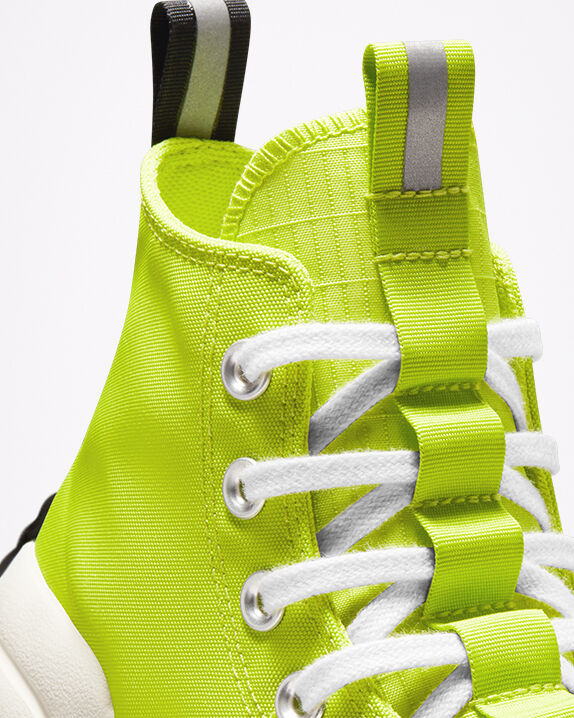 platform converse lime green