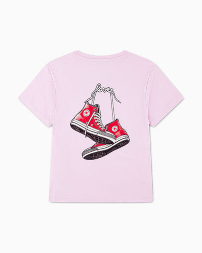 Love Lace Oversized T-Shirt New Found Bloom, Back View