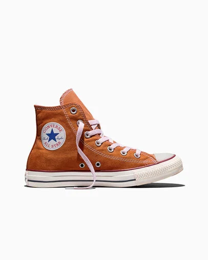 Chuck Taylor All Star Dip Dye Wide Width Orange Dust Dyed, Outer Side View