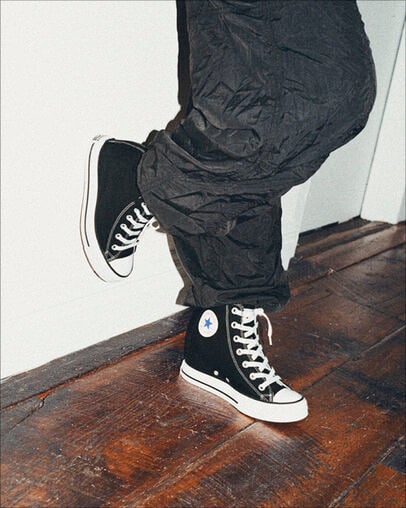 Chuck Taylor All Star Classic Wedge Platform Schwarz/Rot/Navy