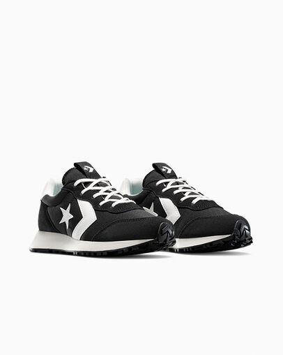 Converse Omega Trainer Black/Vintage White/Egret, Top and Side View