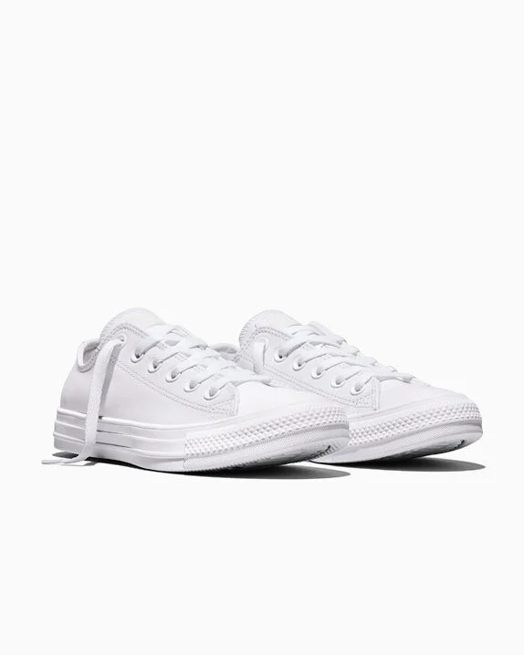 Chuck Taylor All Star Leather Blanc mono