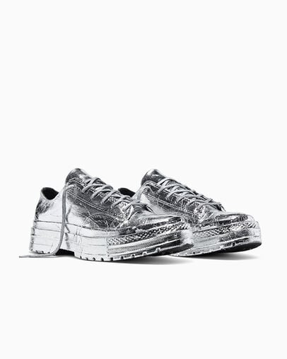Chuck 70 National Limited Edition Silver Foil, Top and Side View