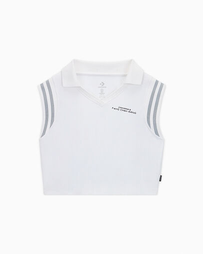 Converse x Feng Chen Wang Polo White/Arctic Ice, Front View