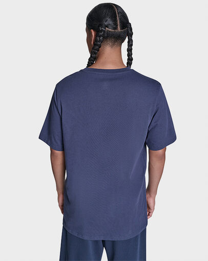 Broken Glass T-Shirt Converse Navy, Detail View