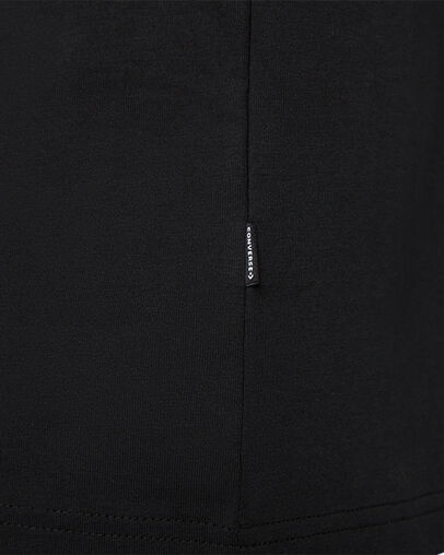 Converse Retro Box Wordmark Short Sleeve T-Shirt Converse Black, Detail View