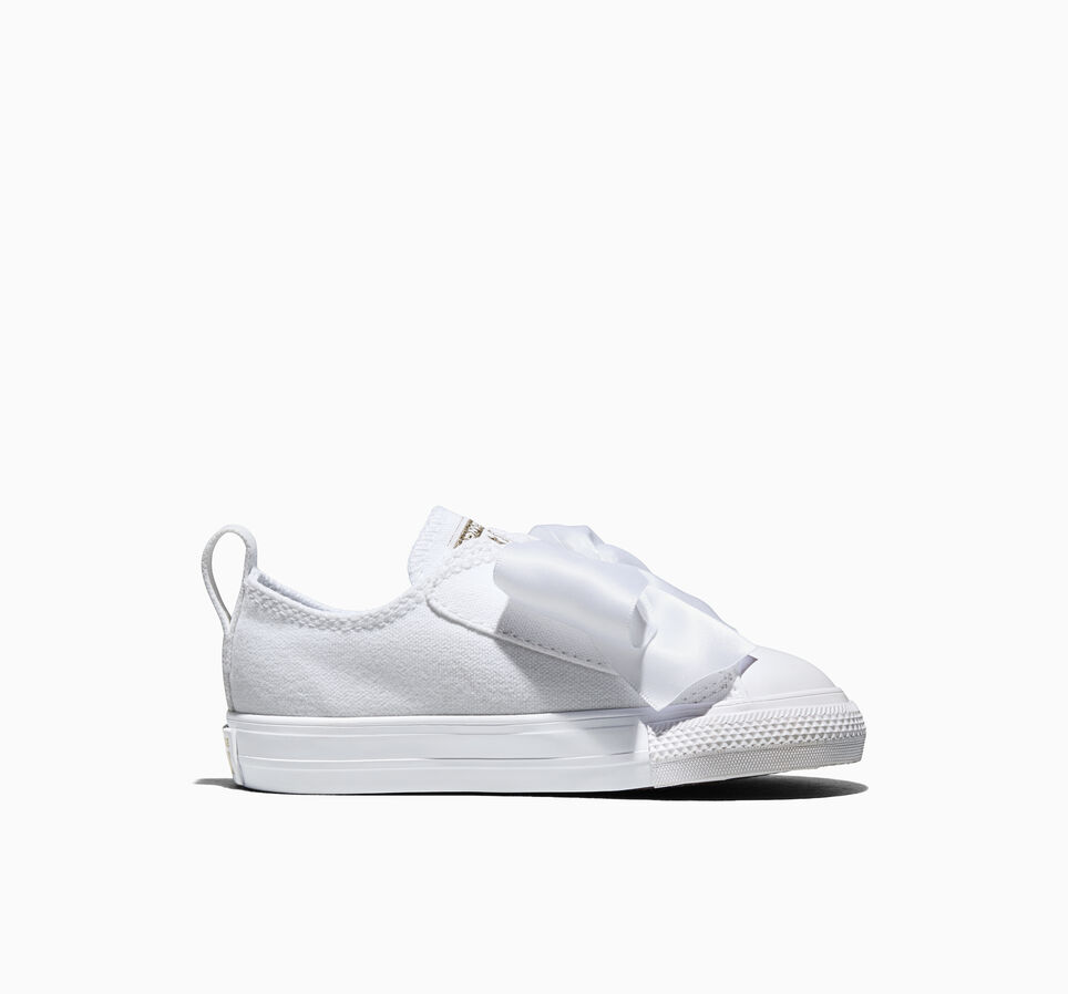 Chuck Taylor All Star Satin Bow Easy-On White/White/Gold